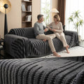 Sofaüberwurf Plüsch rutschfest -    Zorenza