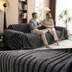 Sofaüberwurf Plüsch rutschfest -    Zorenza