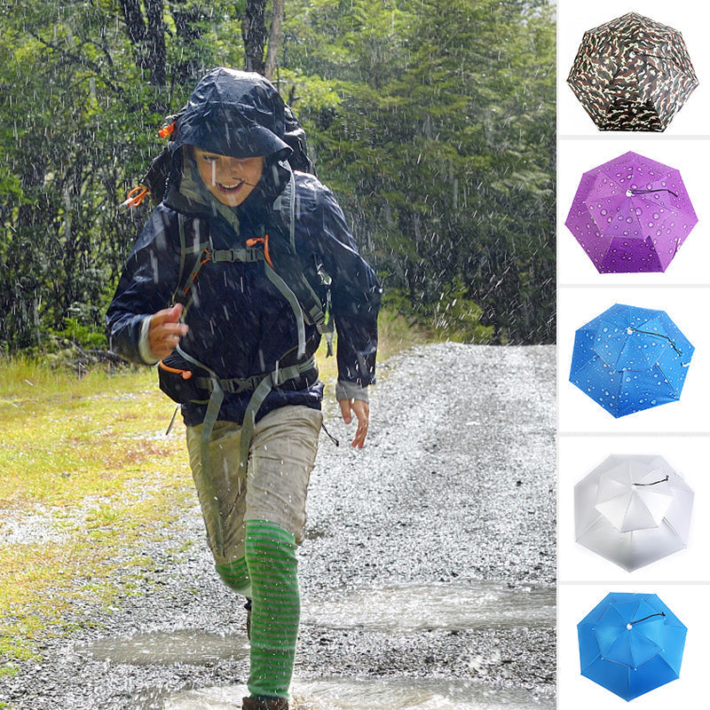 Regenschirm-Hut mit verstellbarem Kinnriemen -    Zorenza
