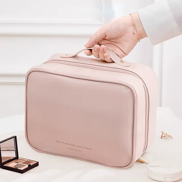 Kosmetiktasche mit transparenten Fächern -    Zorenza
