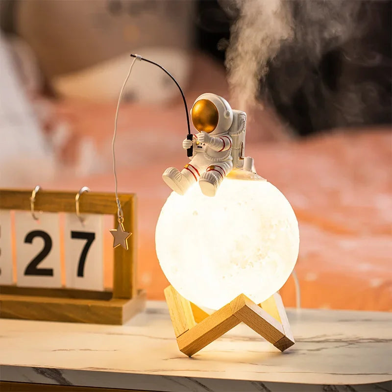 Astronaut Mondlampe mit LED – Dimmbar, Touch-Steuerung -    Zorenza