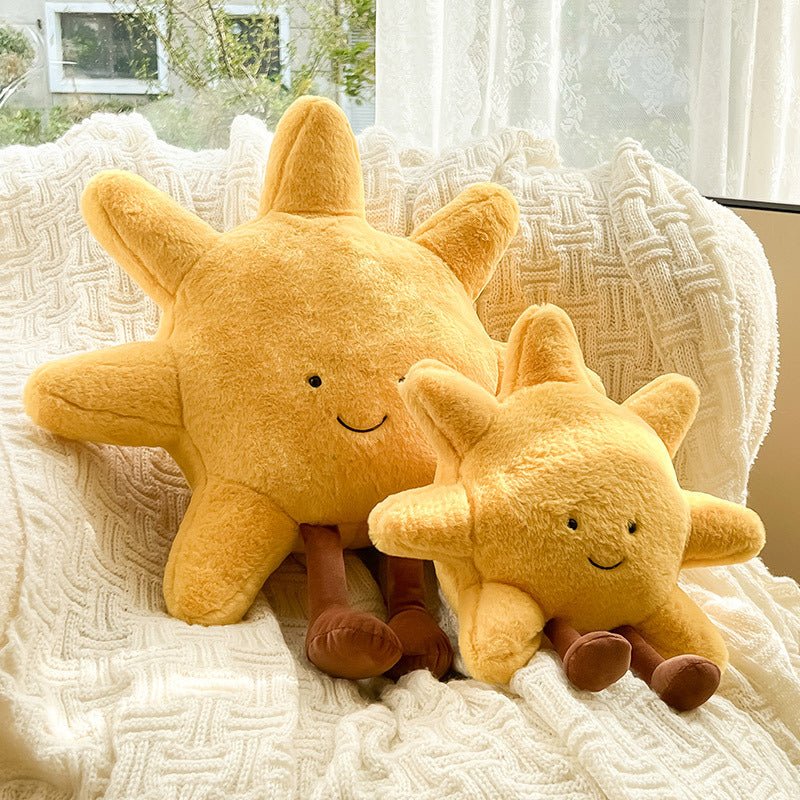 Kuschelkissen Sonne & Mond mit süßem Gesicht Zorenza