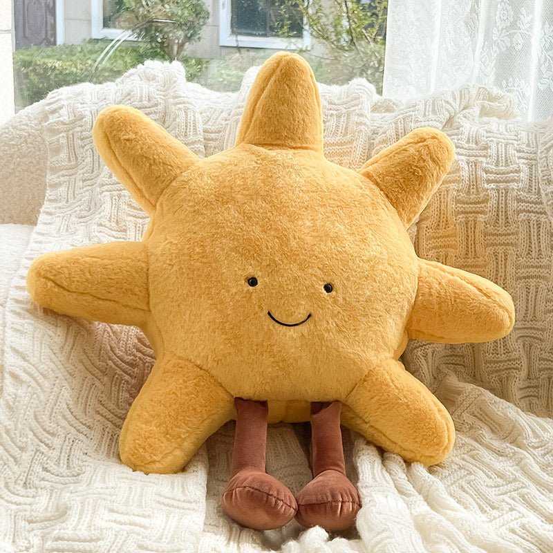 Kuschelkissen Sonne & Mond mit süßem Gesicht Zorenza