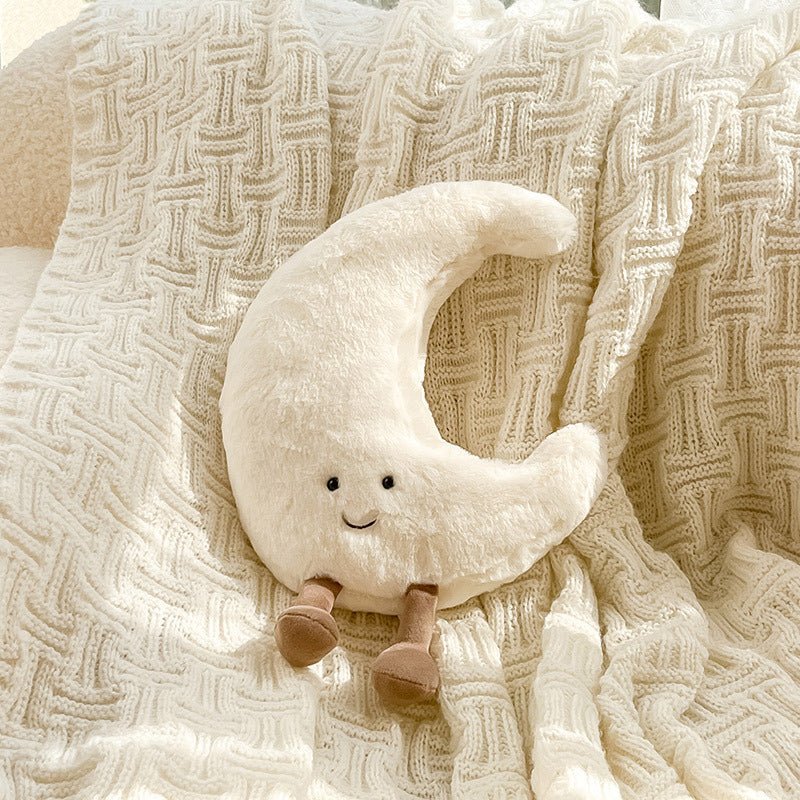 Kuschelkissen Sonne & Mond mit süßem Gesicht Zorenza