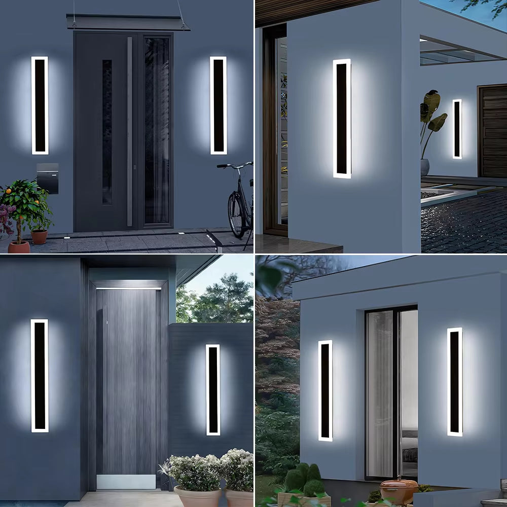 Außen-LED-Wandleuchte – Schlankes Design für jeden Eingang -    Zorenza