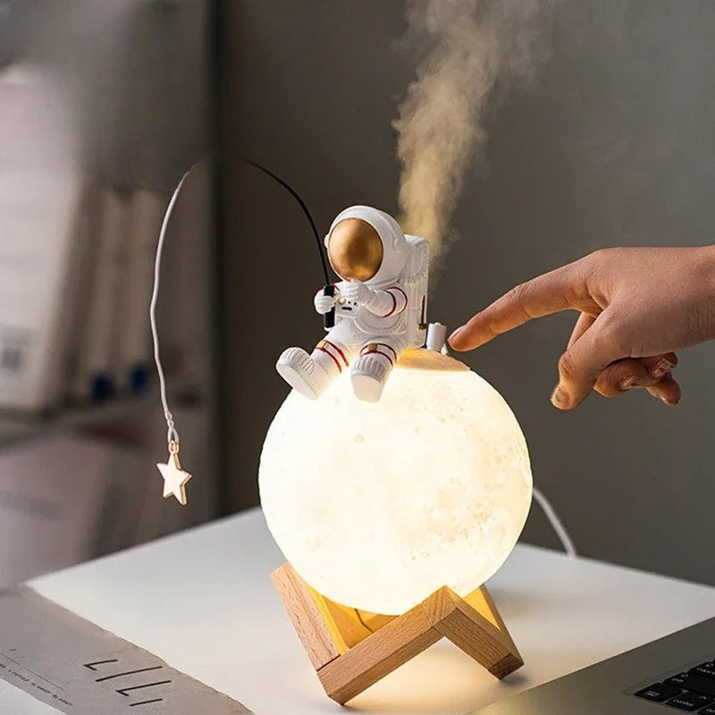 Astronaut Mondlampe mit LED – Dimmbar, Touch-Steuerung -    Zorenza