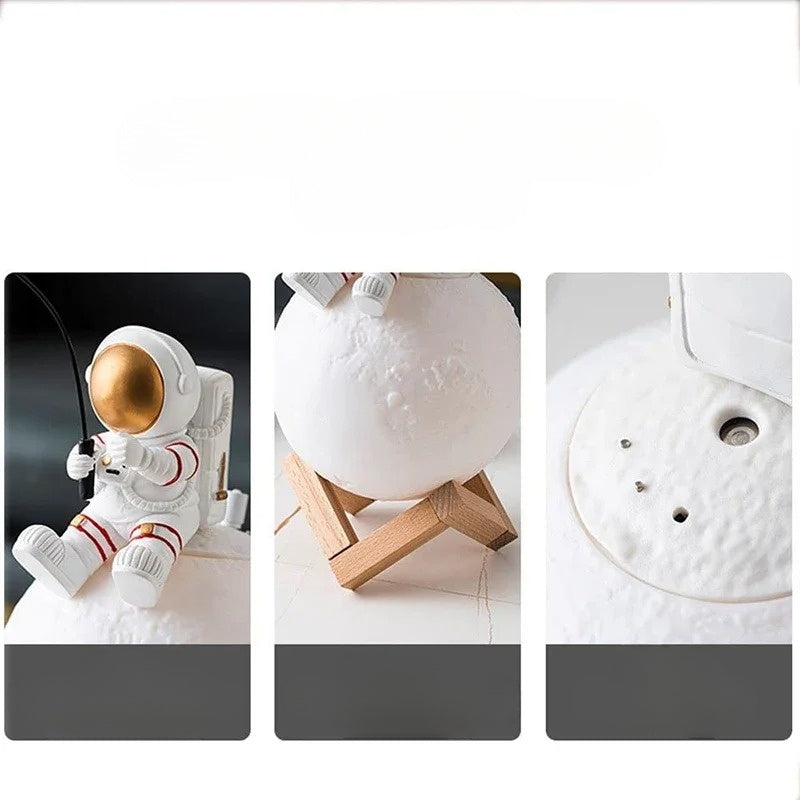 Astronaut Mondlampe mit LED – Dimmbar, Touch-Steuerung -    Zorenza
