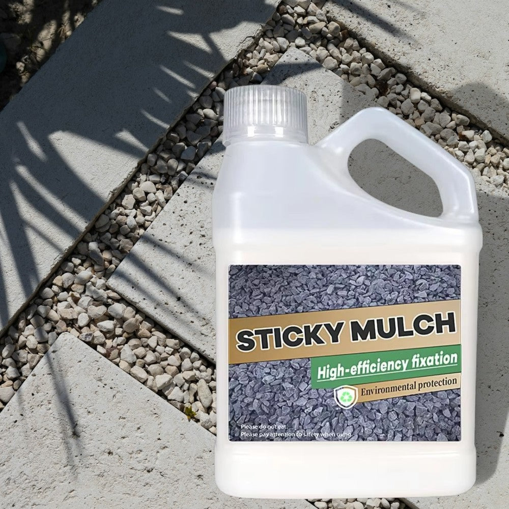 Landschaftskleber Pro – Schnelltrocknender Fixativ für Mulch, Kies & Dekorflächen -    Zorenza