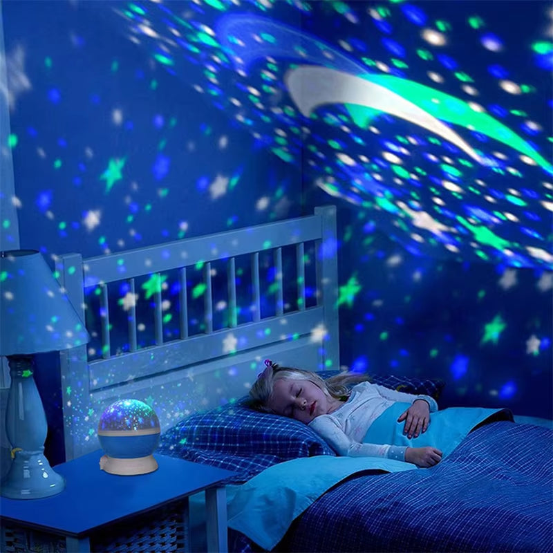 Sternenhimmel-Nachtlampe mit LED – Projektor für Kinderzimmer & Schlafzimmer -    Zorenza