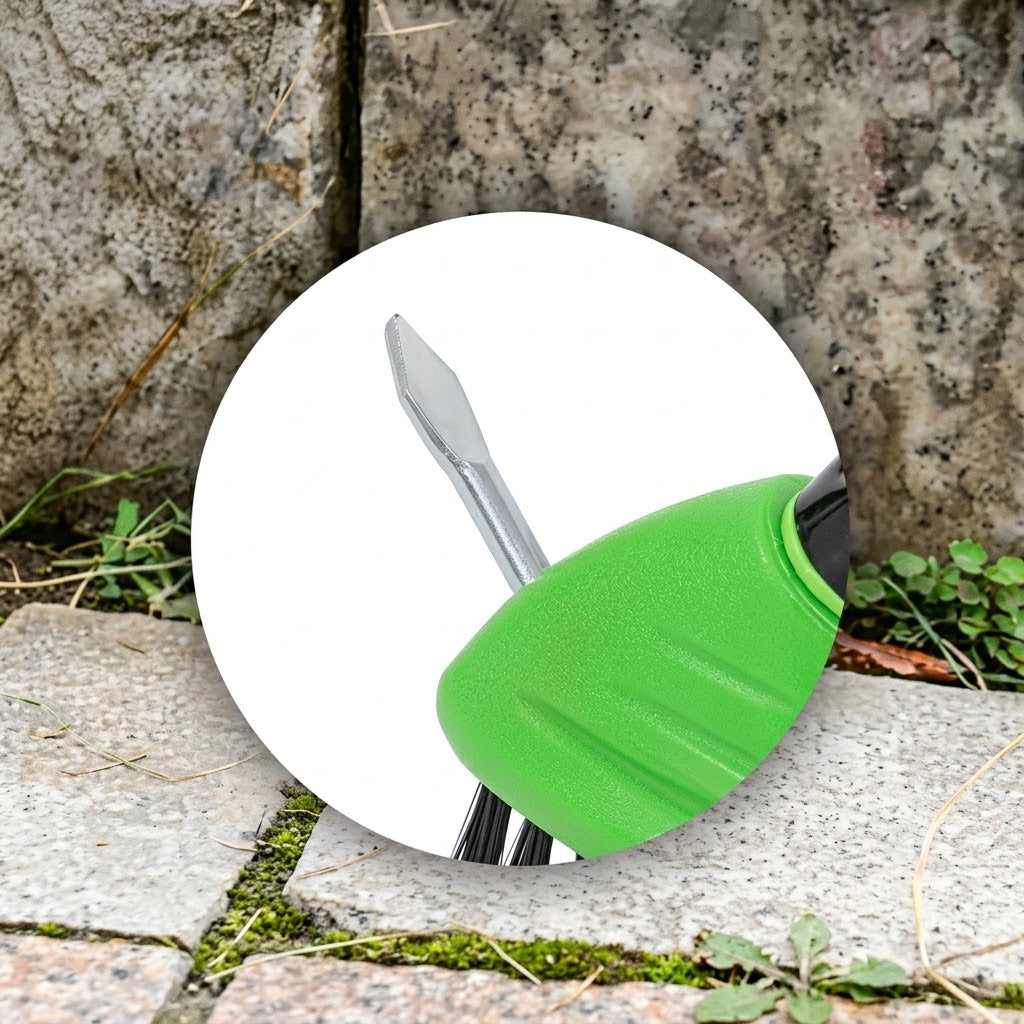 Unkrautbürsten-Set 3-in-1 mit langem Griff -    Zorenza