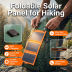 Solarpanel faltbar – Stromversorgung für Outdoor und Camping -    Zorenza
