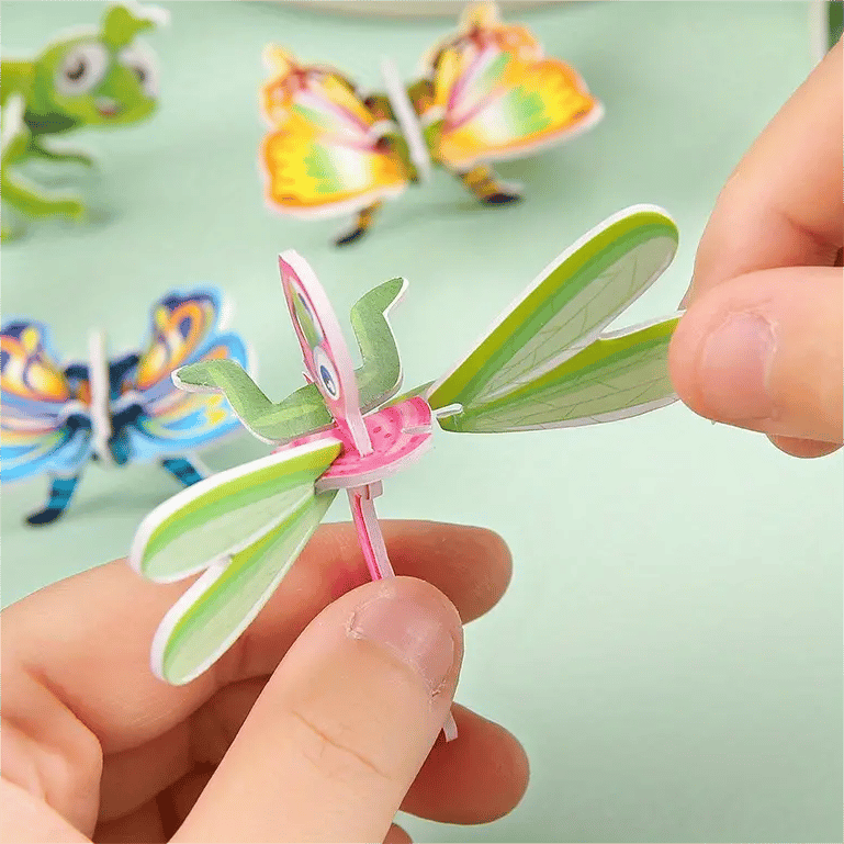 3D Cartoon Puzzle-Set – Pädagogisches Bastelpuzzle für Kinder -    Zorenza
