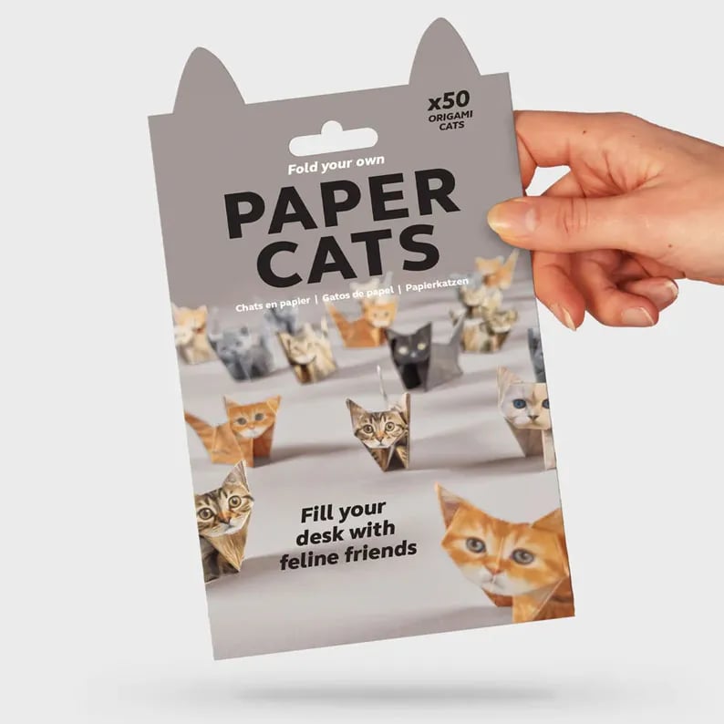 Origami-Bastelset zum Falten – 50 Tierfiguren aus Papier -    Zorenza