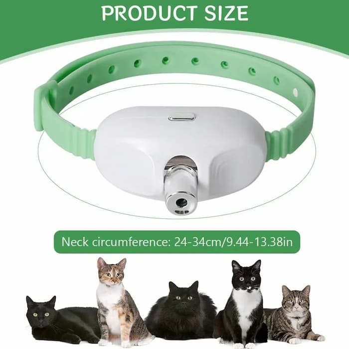 Automatisches Laser-Spielhalsband für Katzen – Aktiv Auch Ohne Aufsicht Zorenza