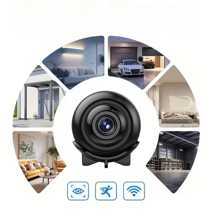 Mini WiFi Kamera mit 1080p HD und Live-Fernzugriff – Für Zuhause & Büro -    Zorenza