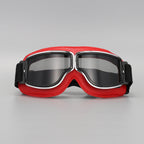 Motorradbrille im Vintage-Stil mit klarer Sicht -    Zorenza