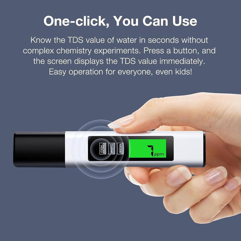 Wassertester digital 4-in-1 mit Titansonde -    Zorenza