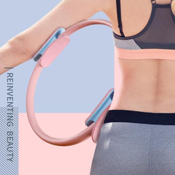 Pilates Ring mit gepolsterten Griffen – Trainingsgerät für Kraft und Haltung -    Zorenza