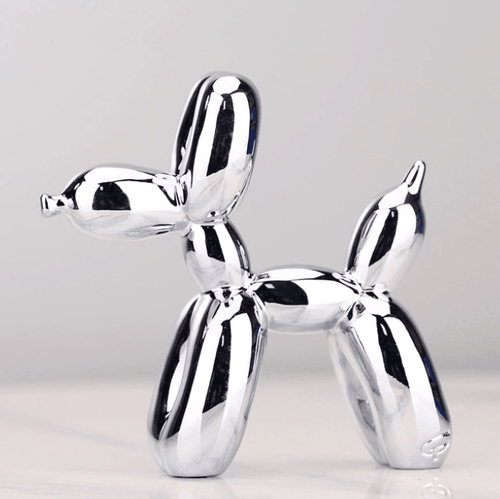 Ballonhund Skulptur Harz – Moderne Deko-Figur in verschiedenen Farben -    Zorenza