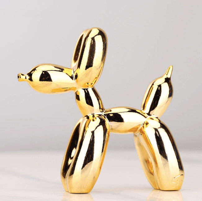 Ballonhund Skulptur Harz – Moderne Deko-Figur in verschiedenen Farben -    Zorenza