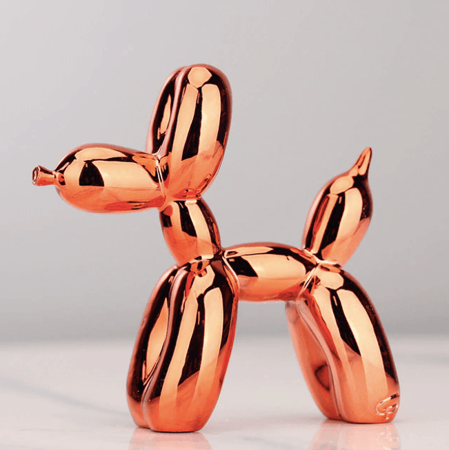 Ballonhund Skulptur Harz – Moderne Deko-Figur in verschiedenen Farben -    Zorenza