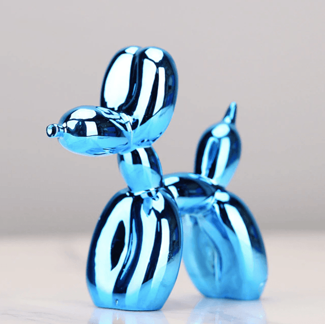 Ballonhund Skulptur Harz – Moderne Deko-Figur in verschiedenen Farben -    Zorenza