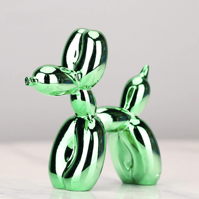 Ballonhund Skulptur Harz – Moderne Deko-Figur in verschiedenen Farben -    Zorenza