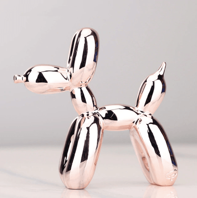 Ballonhund Skulptur Harz – Moderne Deko-Figur in verschiedenen Farben -    Zorenza