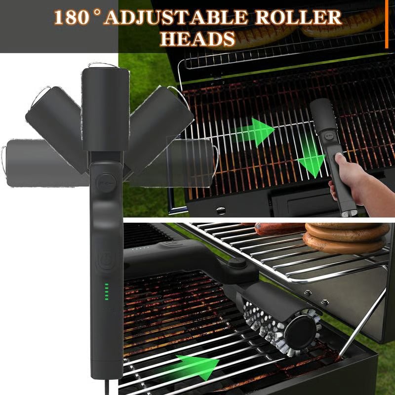 Wiederaufladbare Grillbürste Elektrisch – Mühelose Reinigung - Zorenza