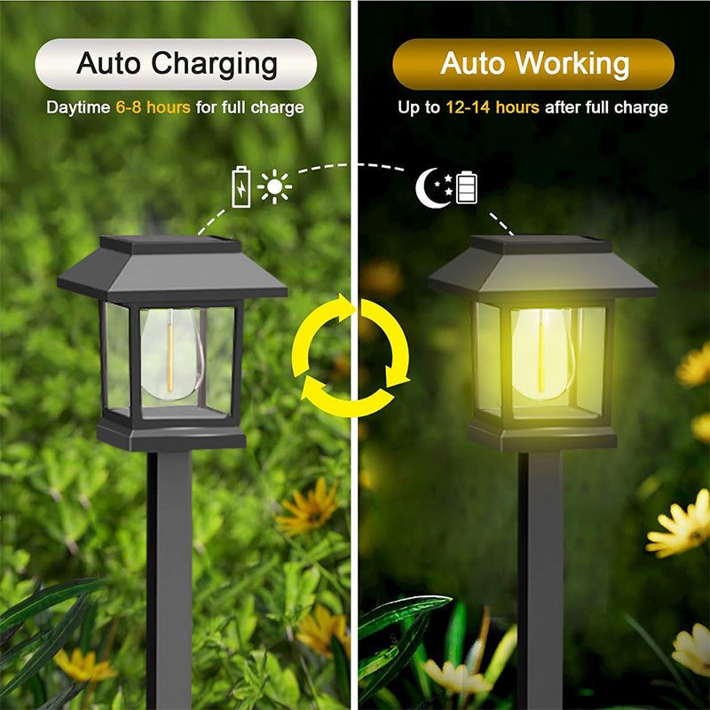 Solarlampe GartenWarmweiß, 8-10h Leuchtdauer -    Zorenza