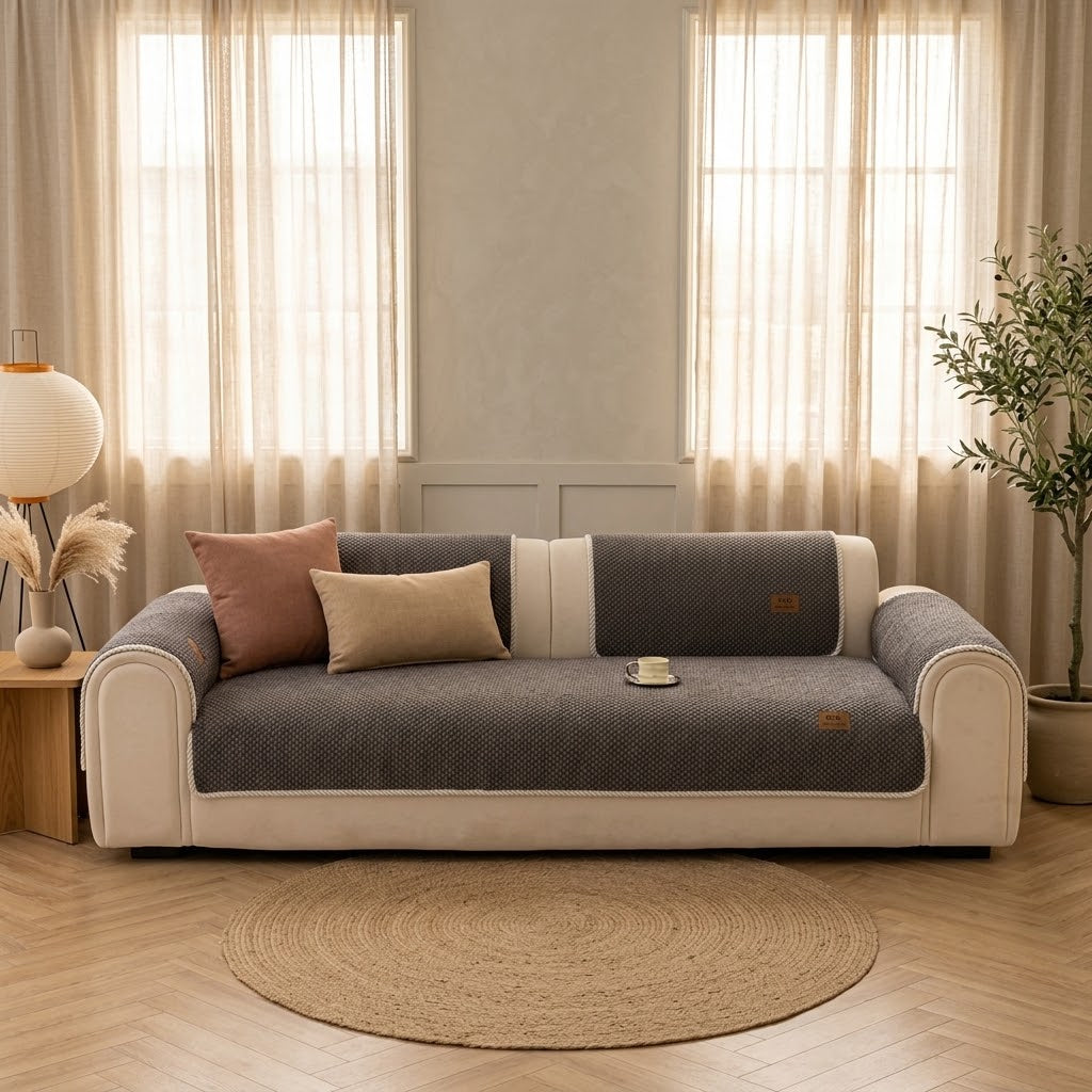 Sofabezug Modular Chenille rutschfest -    Zorenza