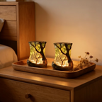 Ambientelampe Wald mit LED Baumzweigsilhouetten -    Zorenza