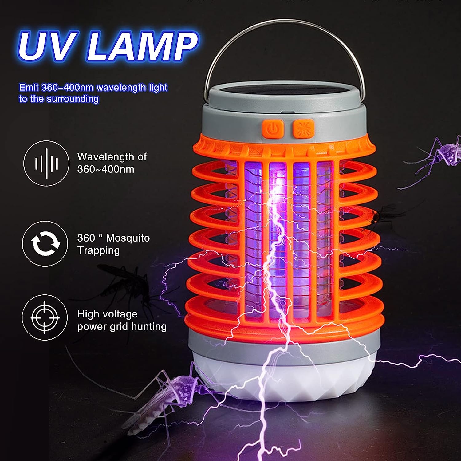Mückenlampe elektrisch mit UV-Licht -    Zorenza