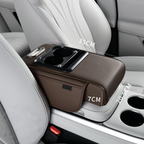Auto-Mittelarmlehne mit USB-Ladefunktion – Getränkehalter & Stauraum Zorenza