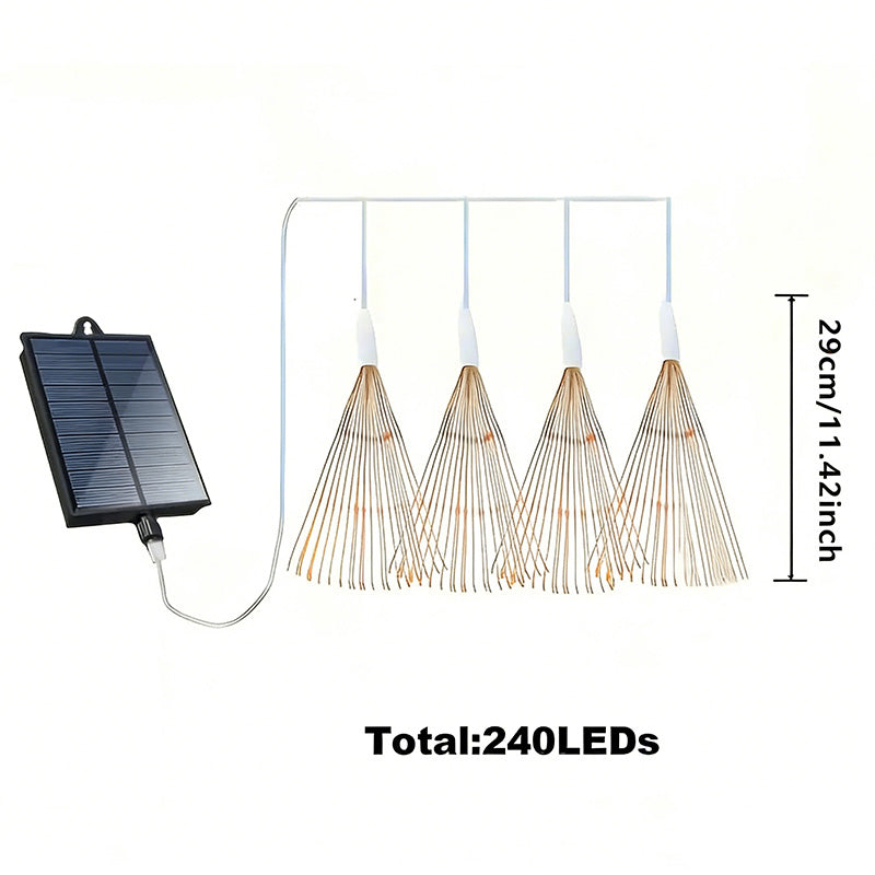 Solar Feuerwerkslichter mit automatischem Dämmerungssensor -    Zorenza