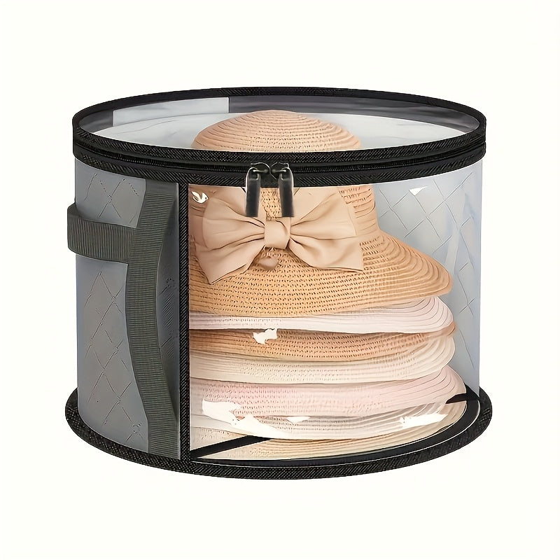 Hutbox transparent mit Doppelreißverschluss -    Zorenza
