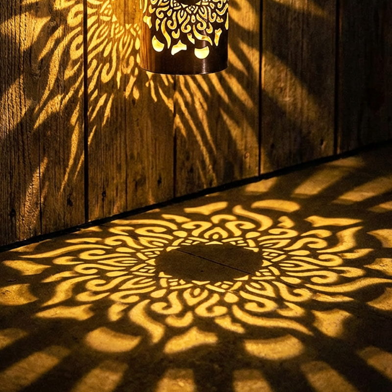 Solar Mandala Projektor mit automatischem Sensor für Garten -    Zorenza