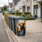Mülltonnen-Aufkleber Wetterfest mit Tiermotiv -    Zorenza