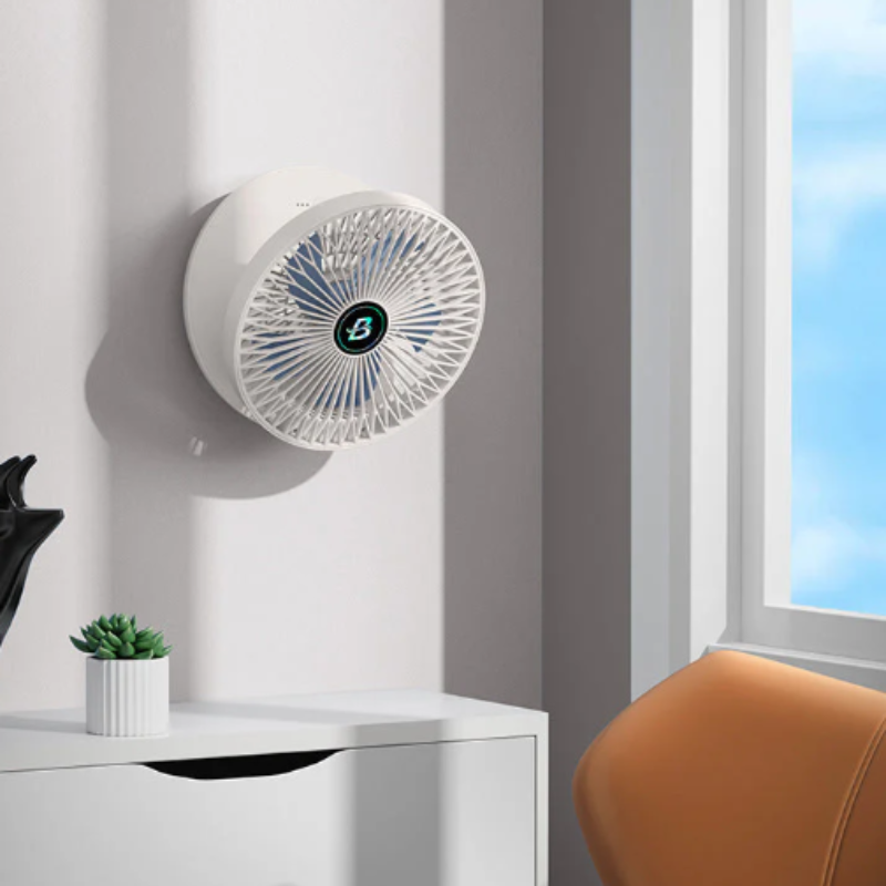 Tischventilator USB – Kompakt, leise, wiederaufladbar -    Zorenza