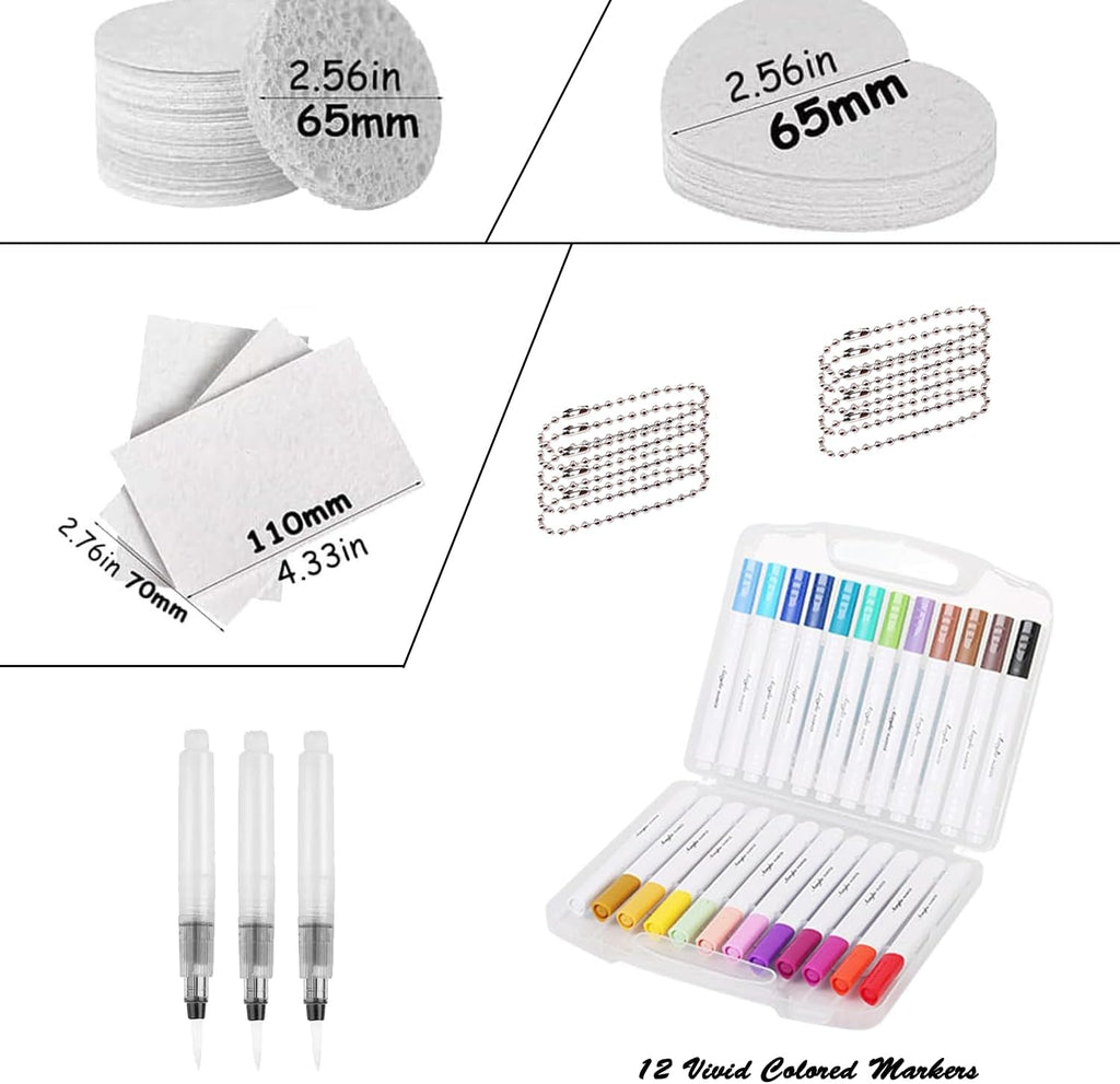 3D-Schaum-Malset mit Strukturpapier und Zubehör -    Zorenza