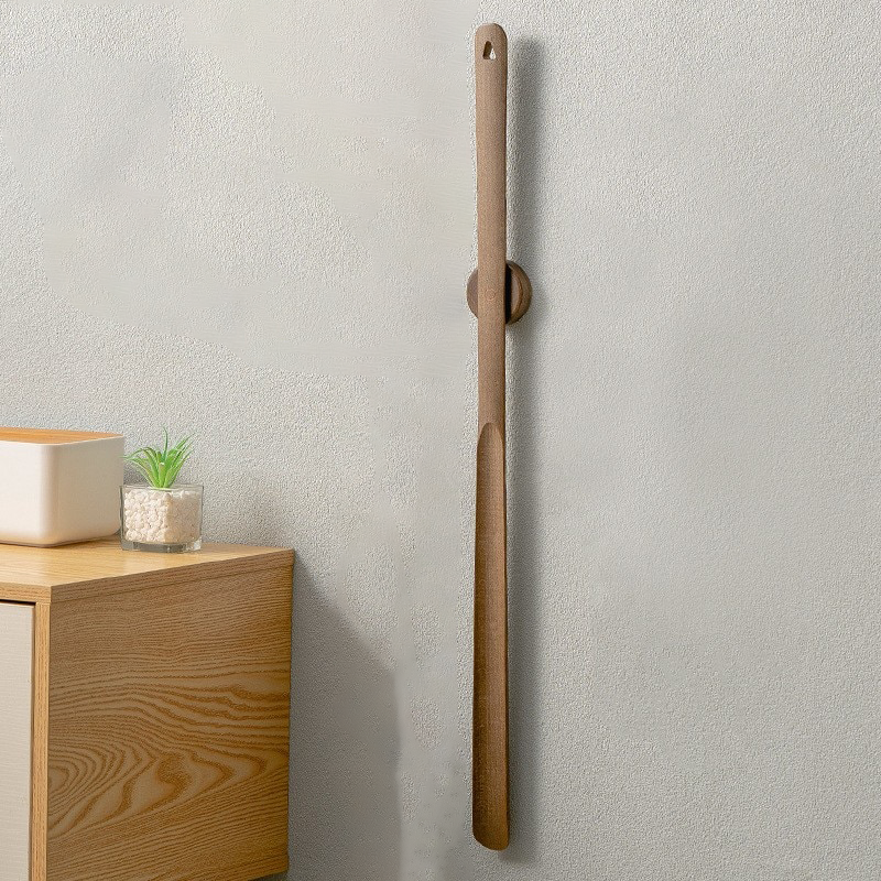 Schuhlöffel Holz 50 cm mit magnetischem Ende -    Zorenza