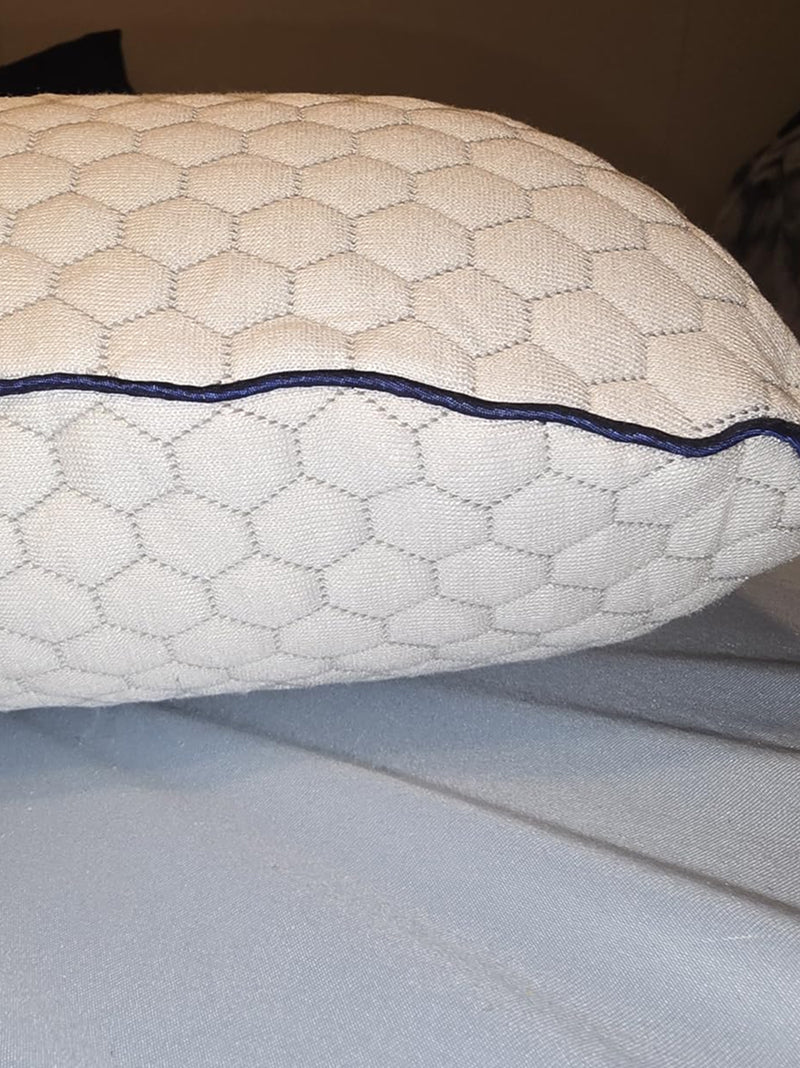 Memory-Foam-Kissen mit Kühlgel – Ergonomische Stütze für Nacken -    Zorenza