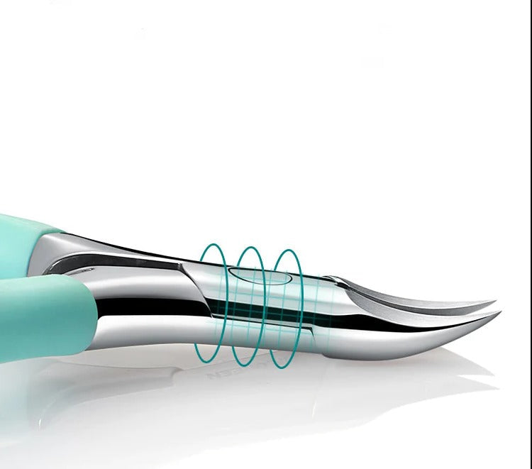 Nagelschere mit Spritzschutz – Ergonomisch für dicke Nägel -    Zorenza