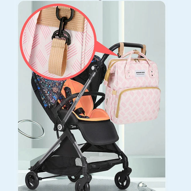 Multifunktionale Wickeltasche mit Reisebett-Funktion Zorenza