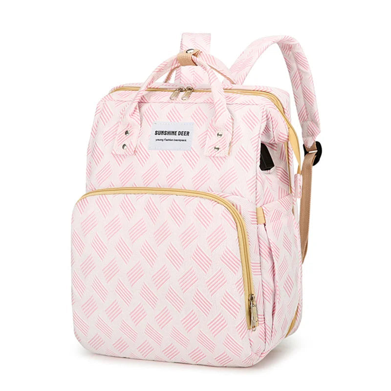 Multifunktionale Wickeltasche mit Reisebett-Funktion Zorenza