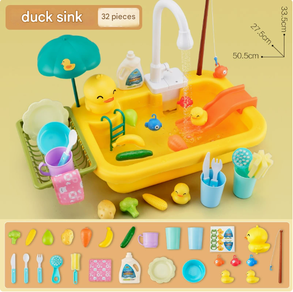 Wasserspieltisch mit Fontäne und Zubehör -    Zorenza