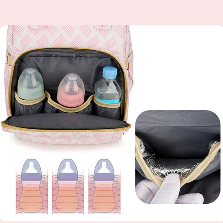 Multifunktionale Wickeltasche mit Reisebett-Funktion Zorenza