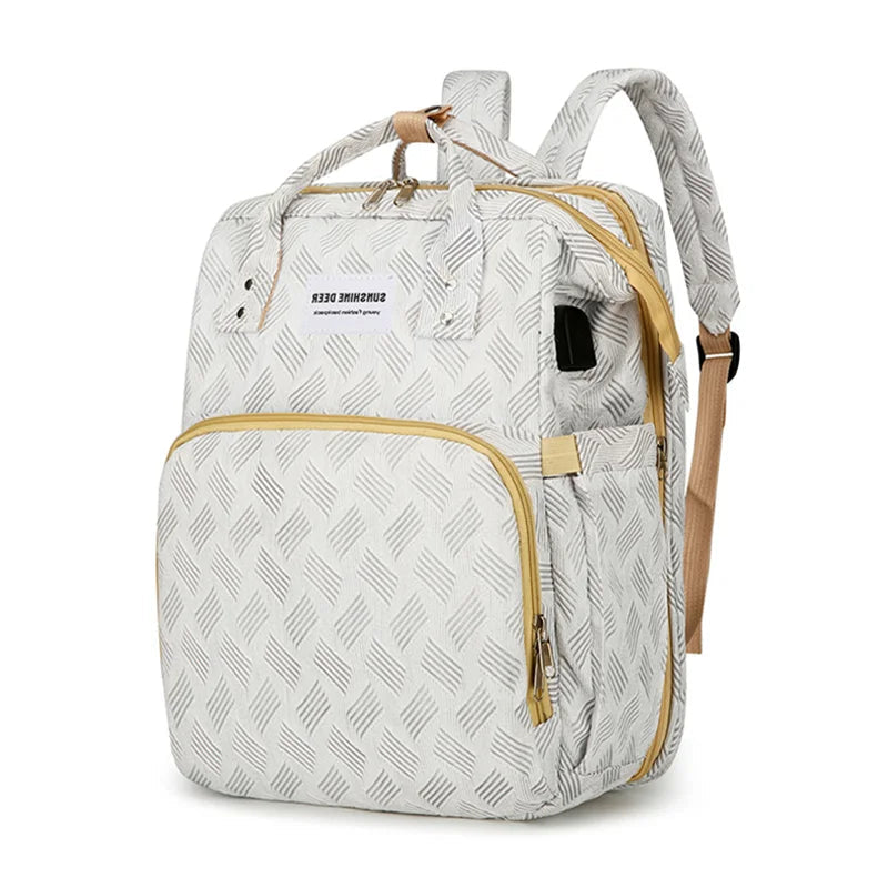 Multifunktionale Wickeltasche mit Reisebett-Funktion Zorenza