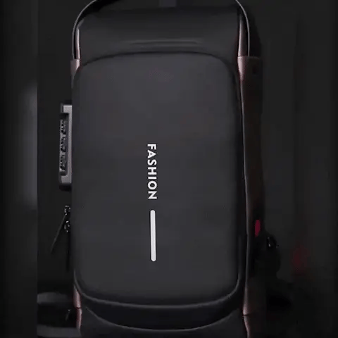Anti-Diebstahl Crossbody-Tasche mit versteckten Fächern -    Zorenza
