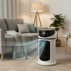 Kompakter Luftkühler & Luftbefeuchter 2-in-1 – 300 ml Wassertank, USB-Betrieb -    Zorenza